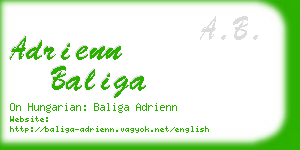 adrienn baliga business card